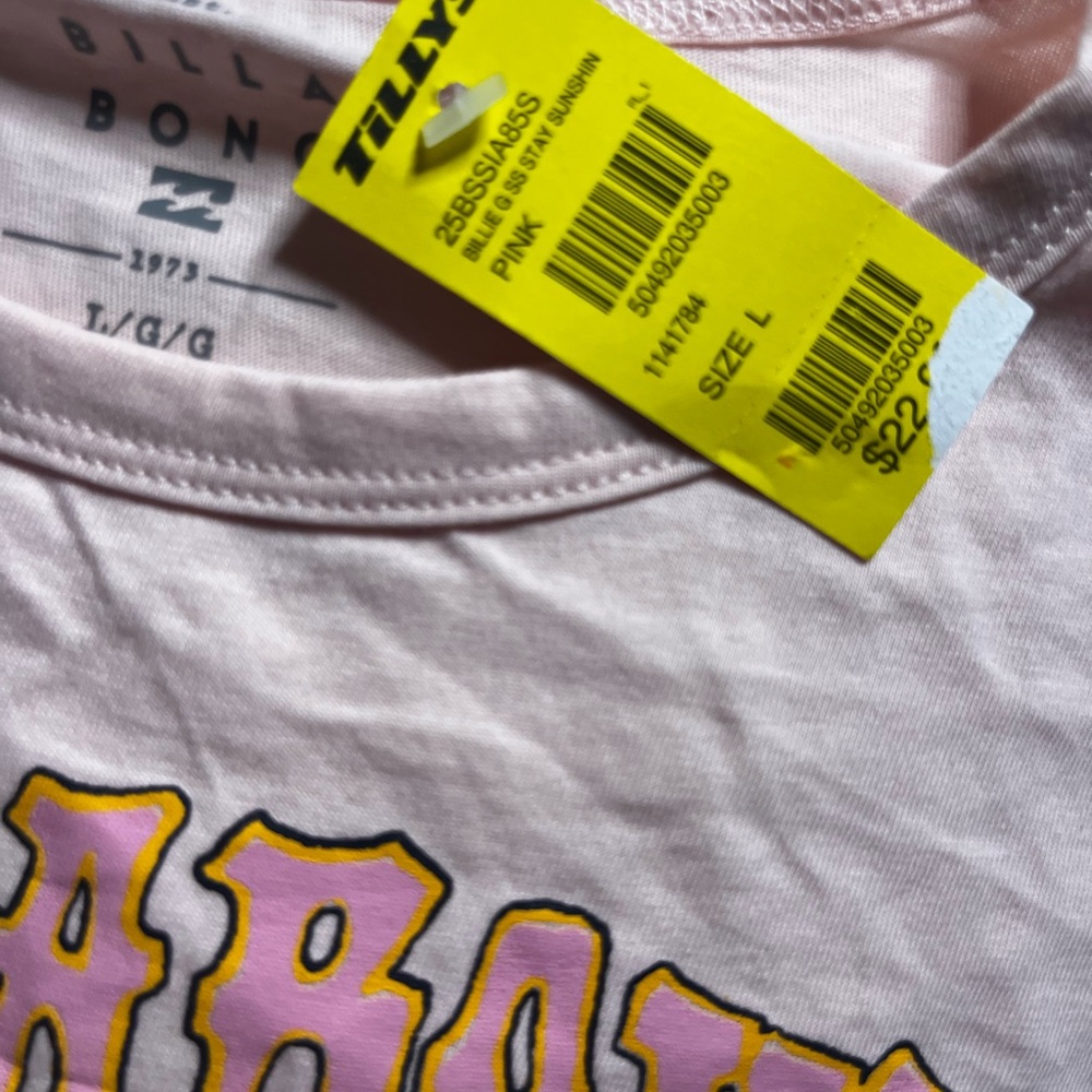 Billabong Light Pink Kids Tee